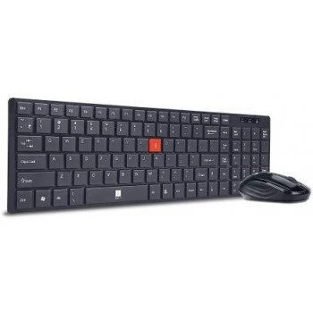 iBall Wireless Combo i4 Deskset Slim / Keyboard / Smart Mouse Chocolate Key 