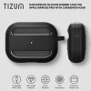 Tizum Silicone Press and Release Headphone Case For Apple Airpods Pro 1st Generation  (Black)