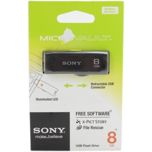 Sony Pen Drive USM8GR/B2 8GB Sony Pen Drive USM8GR/B2 8GB