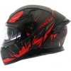Axor Apex Hunter Motorbike Helmet   (Dull Black Red)