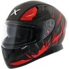 Axor Apex Hunter Motorbike Helmet   (Dull Black Red)