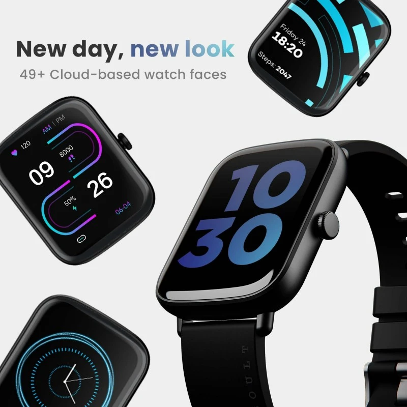 Boult Cosmic 1.69 inch Display, Complete Health Monitoring, Multiple Watch Faces, IP67 Smartwatch (Black Strap, Free Size) Boult Cosmic 1.69 inch Display, Complete Health Monitoring, Multiple Watch Faces, IP67 Smartwatch (Black Strap, Free Size)