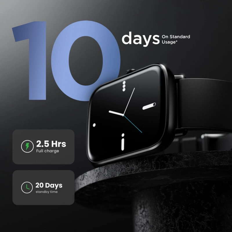 Boult Cosmic 1.69 inch Display, Complete Health Monitoring, Multiple Watch Faces, IP67 Smartwatch (Black Strap, Free Size) Boult Cosmic 1.69 inch Display, Complete Health Monitoring, Multiple Watch Faces, IP67 Smartwatch (Black Strap, Free Size)