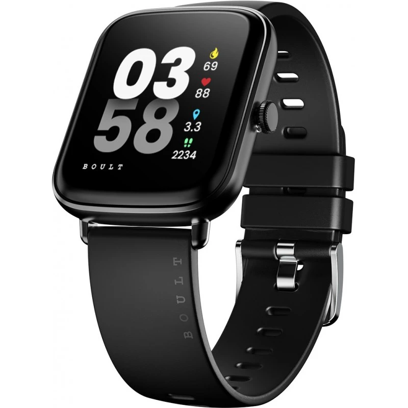 Boult Cosmic 1.69 inch Display, Complete Health Monitoring, Multiple Watch Faces, IP67 Smartwatch (Black Strap, Free Size) Boult Cosmic 1.69 inch Display, Complete Health Monitoring, Multiple Watch Faces, IP67 Smartwatch (Black Strap, Free Size)