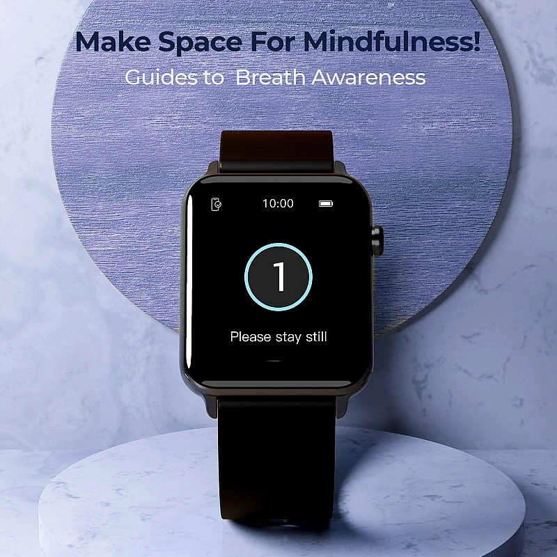 DEFY Space Pro Smartwatch with 1.69" HD Display, 24H Heart Rate & Real Time SpO2 Smartwatch (Black Strap, Free Size) DEFY Space Pro Smartwatch with 1.69" HD Display, 24H Heart Rate & Real Time SpO2 Smartwatch (Black Strap, Free Size)