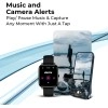 Defy Space fit 1.54 HD Display with Real time Temperature Sensor and SPO2 Smartwatch Black Strap