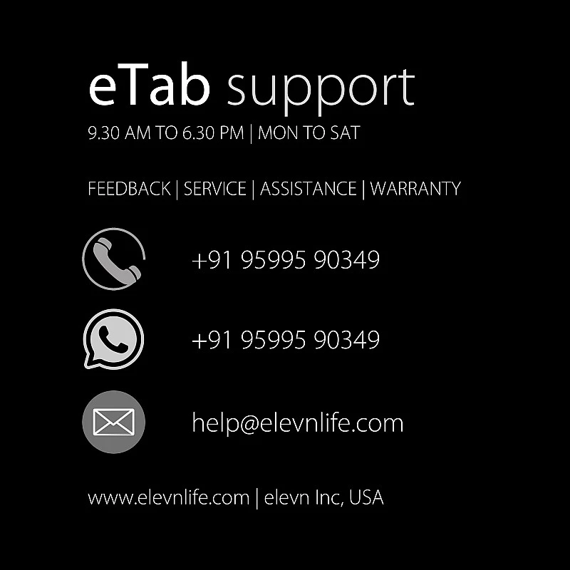 Elevn eTab 11 4 GB RAM 64 GB ROM 10.1 inches (Aluminium Grey) Elevn eTab 11 4 GB RAM 64 GB ROM 10.1 inches (Aluminium Grey)