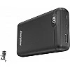 Energizer 20000mAh Power Bank Fast Charging 10 W Black Lithium Polymer- Energizer 20000mAh Power Bank Fast Charging 10 W Black Lithium Polymer-