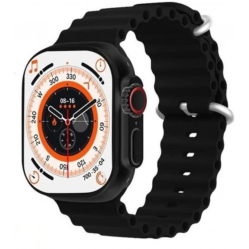 AIRTREE T800 Ultra Smart Watch with Bluetooth Calling, wireless charging pad Smartwatch (Black Strap, Free) AIRTREE T800 Ultra Smart Watch with Bluetooth Calling, wireless charging pad Smartwatch (Black Strap, Free)