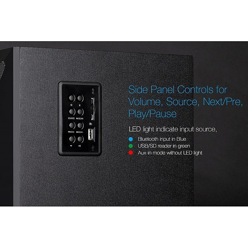 F&D F550X 56 W Bluetooth Home Theatre Black F&D F550X 56 W Bluetooth Home Theatre Black