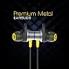 INFINITY by HARMAN Glide N120 Neckband with Advanced 12mm Drivers Dual Equalizer IPX5 Sweatproof Bluetooth Headset Black Yellow In the Ear INFINITY by HARMAN Glide N120 Neckband with Advanced 12mm Drivers Dual Equalizer IPX5 Sweatproof Bluetooth Headset Black Yellow In the Ear