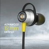 INFINITY by HARMAN Glide N120 Neckband with Advanced 12mm Drivers Dual Equalizer IPX5 Sweatproof Bluetooth Headset Black Yellow In the Ear INFINITY by HARMAN Glide N120 Neckband with Advanced 12mm Drivers Dual Equalizer IPX5 Sweatproof Bluetooth Headset Black Yellow In the Ear