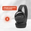  JBL Tune 660NC with 55 Hours of Battery Life and Active Noise Cancelling Bluetooth Headset Black On the Ear