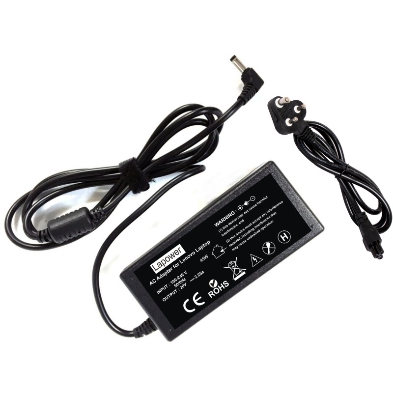 Lenovo (45w 2.25a New Slim Pin) 45 W Adapter Lenovo (45w 2.25a New Slim Pin) 45 W Adapter