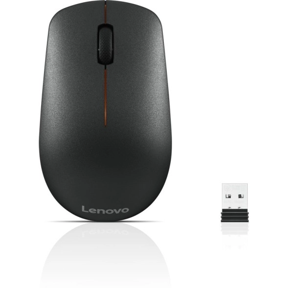 Lenovo mice_bo 400 mouse(model l300) Wireless Optical Mouse   (2.4GHz Wireless, Black)