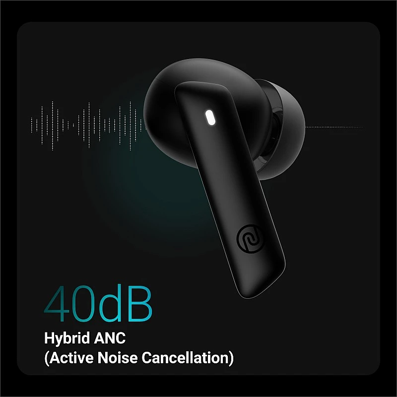 Noise Air Buds Pro 2 with 25 Hours Playtime, 40dB ANC, Triple Mic with ENC (Charcoal Black, True Wireless) Noise Air Buds Pro 2 with 25 Hours Playtime, 40dB ANC, Triple Mic with ENC (Charcoal Black, True Wireless)