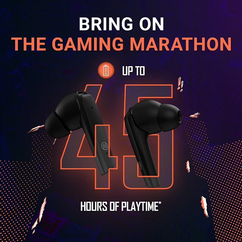 Noise Buds Combat with 45 Hours Playtime Stealth black, True Wireless Noise Buds Combat with 45 Hours Playtime Stealth black, True Wireless