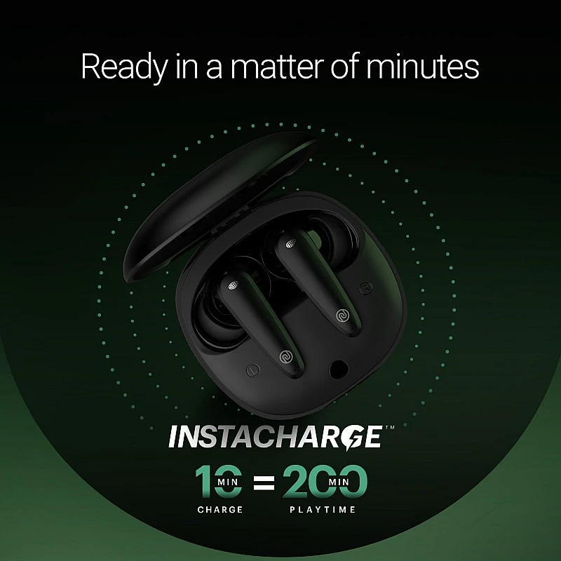 Noise Buds VS404 with 50 Hours Playtime, ENC with Quad Mic, 3 EQ modes Bluetooth Headset (Jet Black, True Wireless) Noise Buds VS404 with 50 Hours Playtime, ENC with Quad Mic, 3 EQ modes Bluetooth Headset (Jet Black, True Wireless)