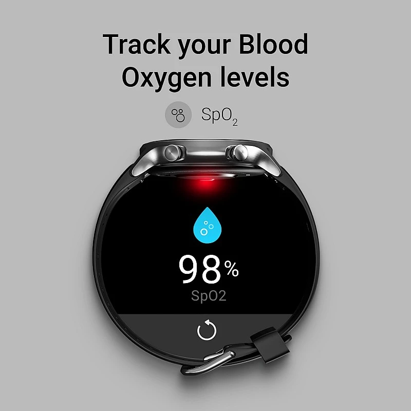 Noise Fit Active SpO2 Smartwatch (Black Strap, Regular) Noise Fit Active SpO2 Smartwatch (Black Strap, Regular)