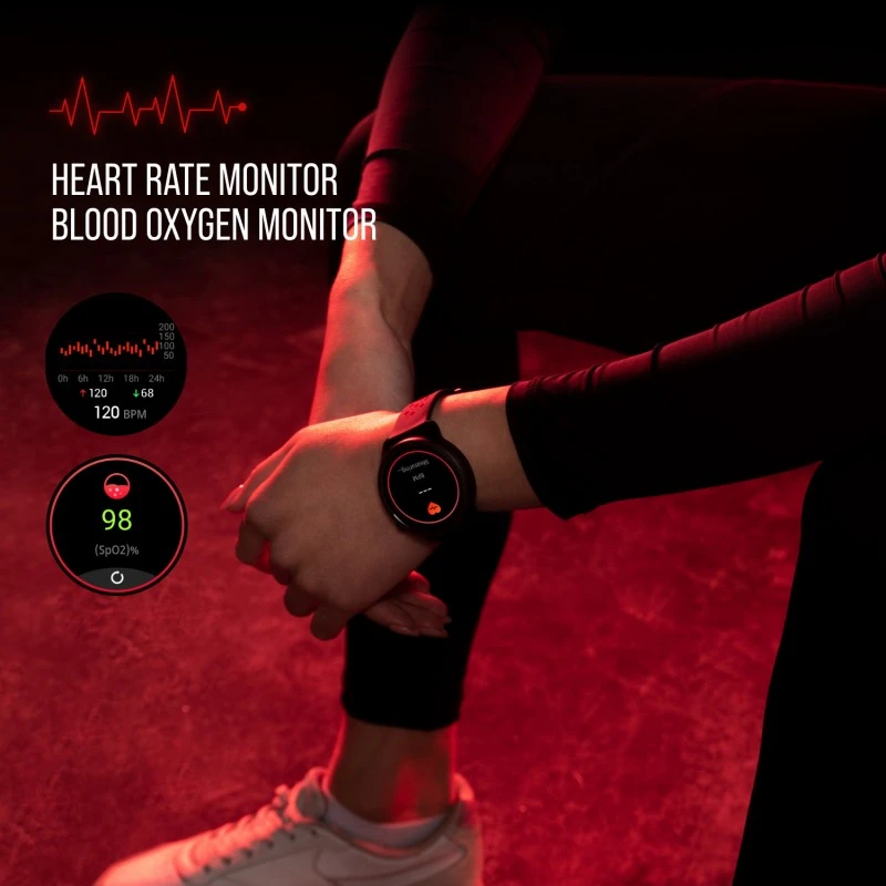 Noise HRX Bounce by , 1.39" Round ,100+ Sports Modes, Dual Tone Strap Smartwatch (Black Strap, Regular) Noise HRX Bounce by , 1.39" Round ,100+ Sports Modes, Dual Tone Strap Smartwatch (Black Strap, Regular)