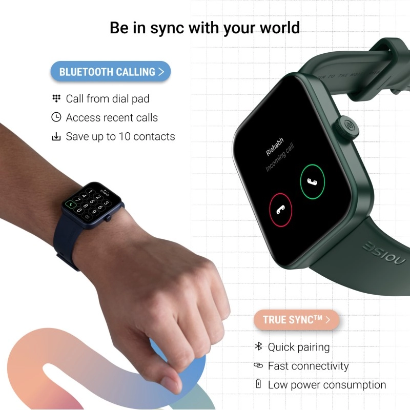 Noise ColorFit Loop Advanced Bluetooth Calling with 1.85 Display (Green Strap, Regular) Noise ColorFit Loop Advanced Bluetooth Calling with 1.85 Display (Green Strap, Regular)
