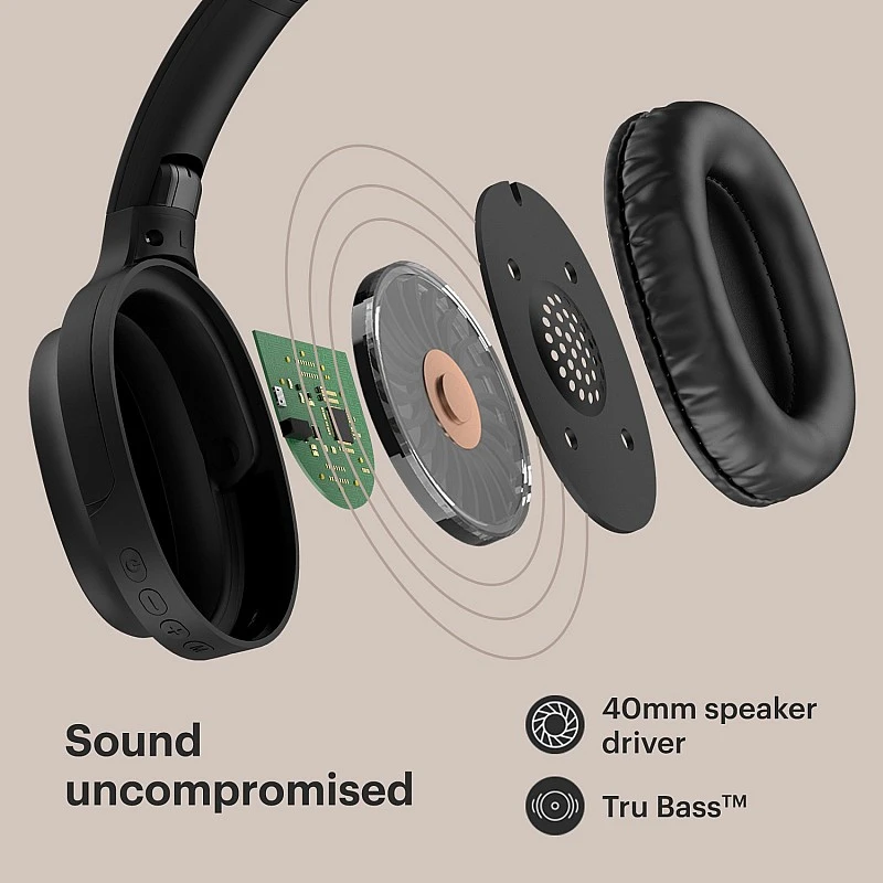 Noise One Wireless Bluetooth Headset (Soft Black, On the Ear) Noise One Wireless Bluetooth Headset (Soft Black, On the Ear)