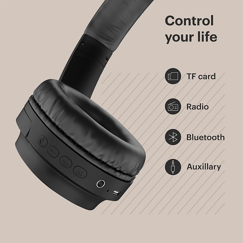 Noise One Wireless Bluetooth Headset (Soft Black, On the Ear) Noise One Wireless Bluetooth Headset (Soft Black, On the Ear)