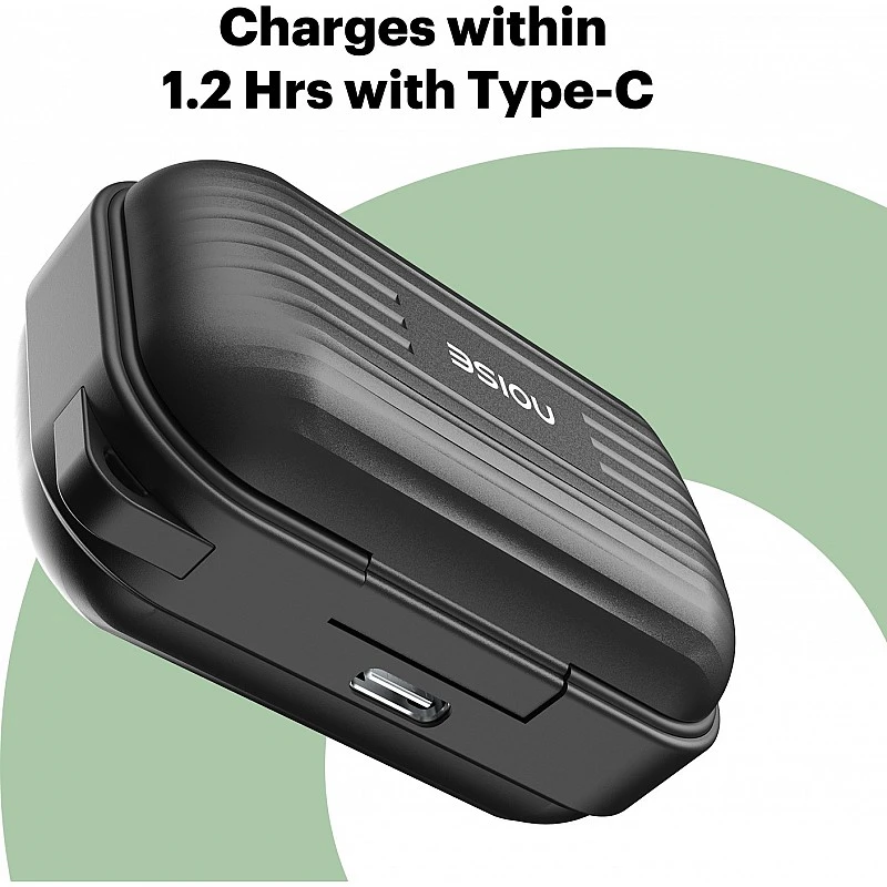 Noise Shots ERGO Truly Wireless Bluetooth Headset (Stealth Black, True Wireless) Noise Shots ERGO Truly Wireless Bluetooth Headset (Stealth Black, True Wireless)
