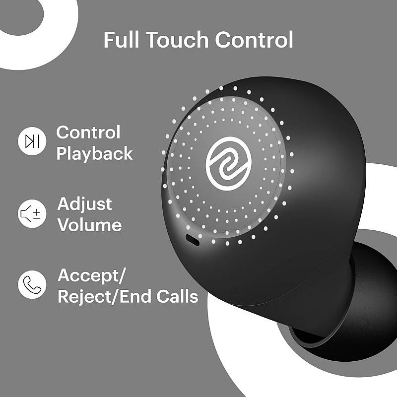 Noise Shots ERGO Truly Wireless Bluetooth Headset (Stealth Black, True Wireless) Noise Shots ERGO Truly Wireless Bluetooth Headset (Stealth Black, True Wireless)
