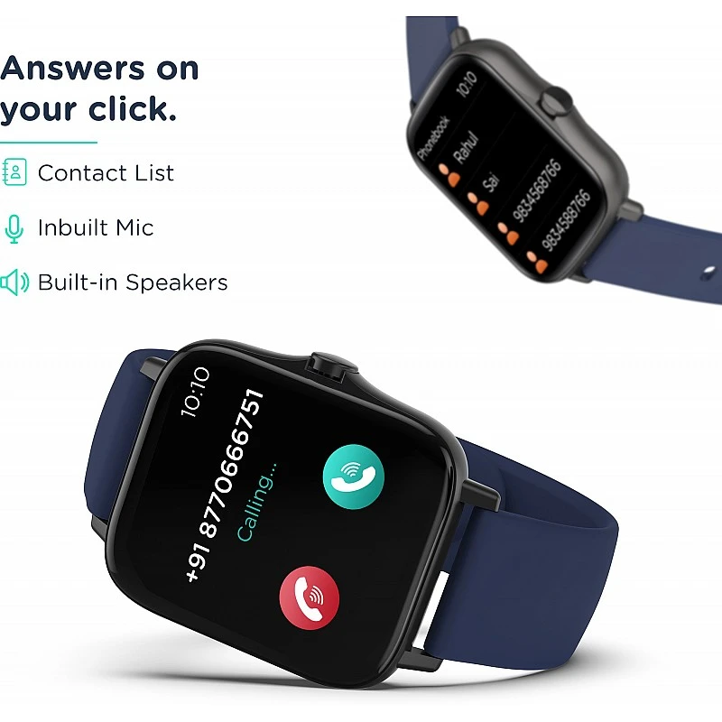 Pebble Spark 1.7 inch Bluetooth Calling, HD Display with SPO2, HR Monitor Smartwatch (Blue Strap, Free Size) Pebble Spark 1.7 inch Bluetooth Calling, HD Display with SPO2, HR Monitor Smartwatch (Blue Strap, Free Size)