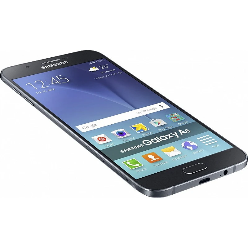 Samsung Galaxy A8 Black, 32 GB, 2 GB RAM Refurbished Samsung Galaxy A8 Black, 32 GB, 2 GB RAM Refurbished