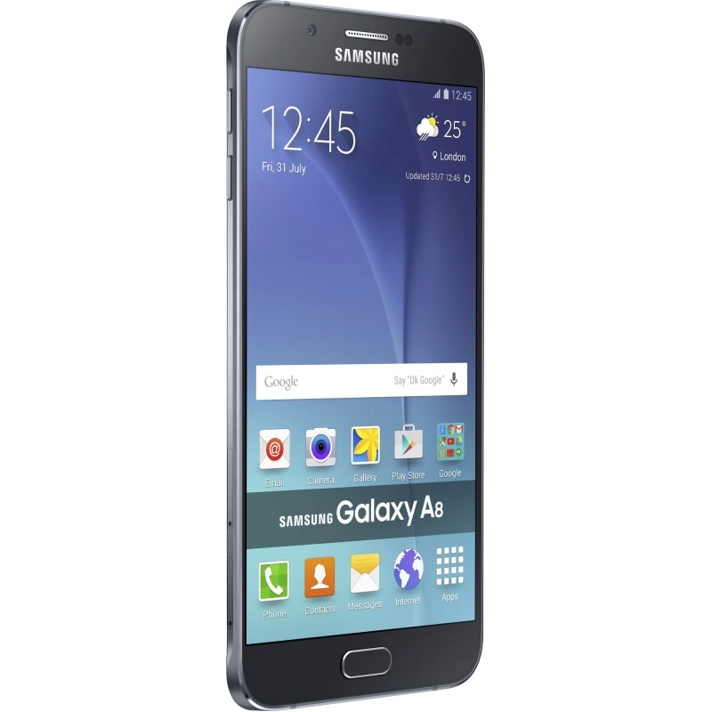 Samsung Galaxy A8 Black, 32 GB, 2 GB RAM Refurbished Samsung Galaxy A8 Black, 32 GB, 2 GB RAM Refurbished