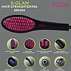VEGA X-Glam X-Glam Hair Straightening Brush (VHSB-01), Black Hair Straightener Brush (Black) VEGA X-Glam X-Glam Hair Straightening Brush (VHSB-01), Black Hair Straightener Brush (Black)