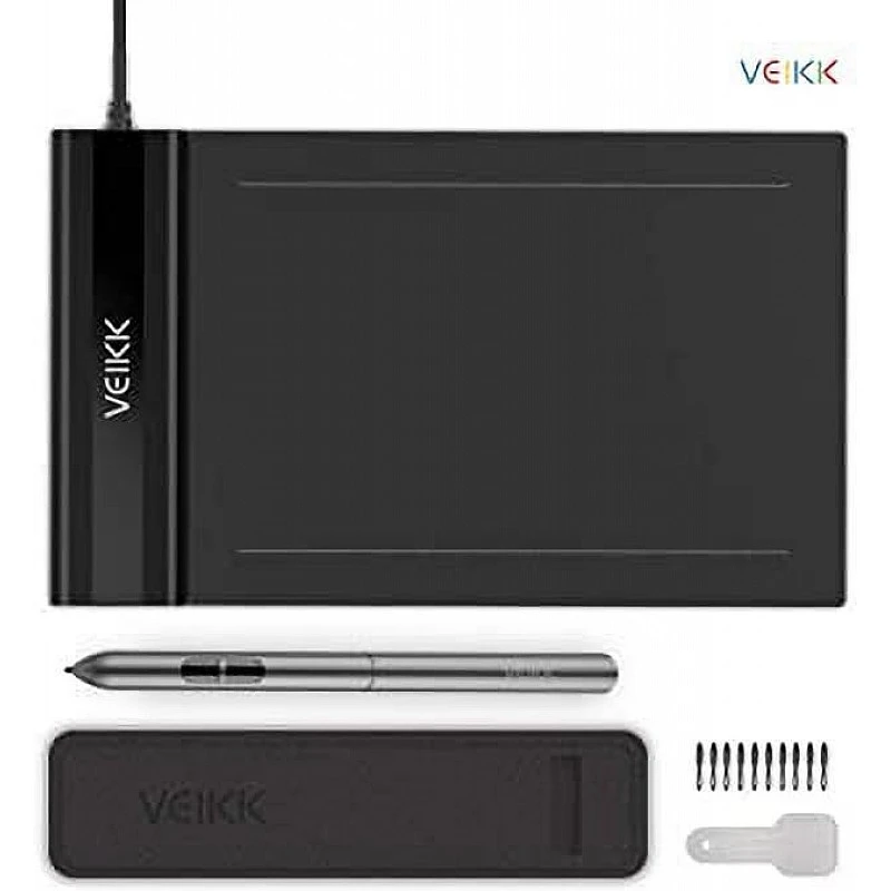 VEIKK S640 V2 6 x 4 inch Graphics Tablet Black VEIKK S640 V2 6 x 4 inch Graphics Tablet Black