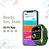 alt Lit, 1.85 HD Display Bt Calling, 7 day Battery Smartwatch (Moss Green) Strap, Regular alt Lit, 1.85 HD Display Bt Calling, 7 day Battery Smartwatch (Moss Green) Strap, Regular
