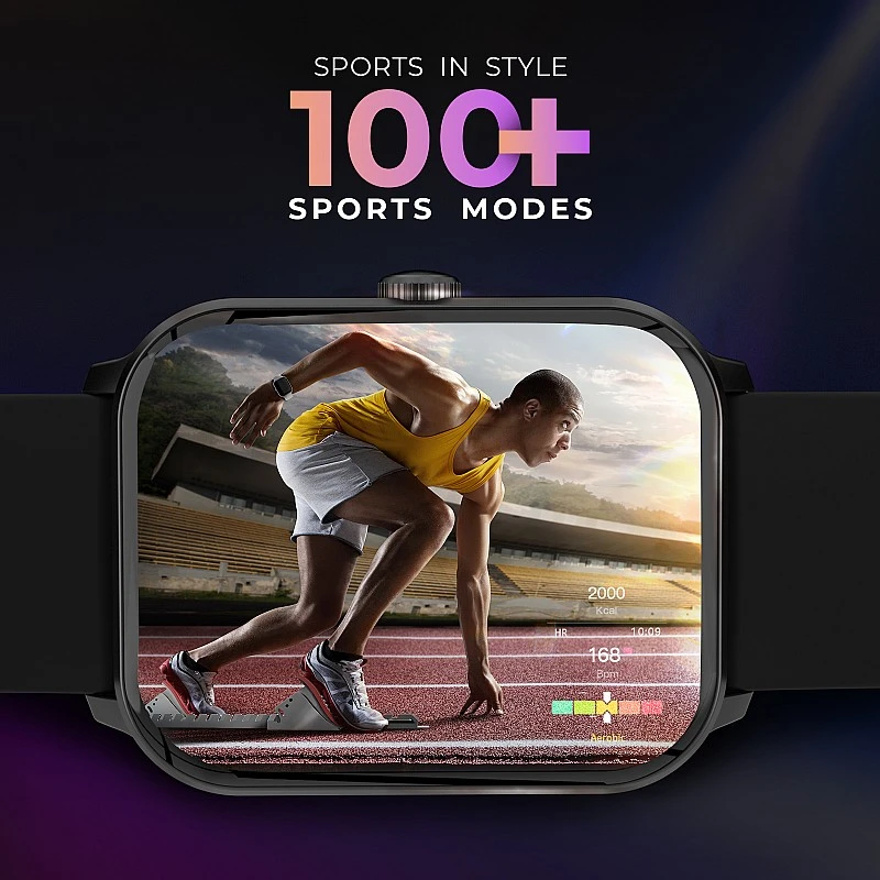 beatXP Marv Super with 2 TFT HD Display, BT Calling 24 7 Health Monitoring, IP68 Smartwatch (Black Strap, Free Size beatXP Marv Super with 2 TFT HD Display, BT Calling 24 7 Health Monitoring, IP68 Smartwatch (Black Strap, Free Size