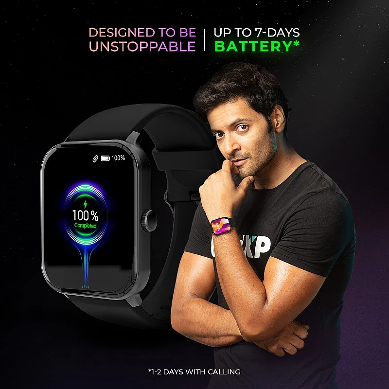 beatXP Marv Super with 2 TFT HD Display, BT Calling 24 7 Health Monitoring, IP68 Smartwatch (Black Strap, Free Size beatXP Marv Super with 2 TFT HD Display, BT Calling 24 7 Health Monitoring, IP68 Smartwatch (Black Strap, Free Size