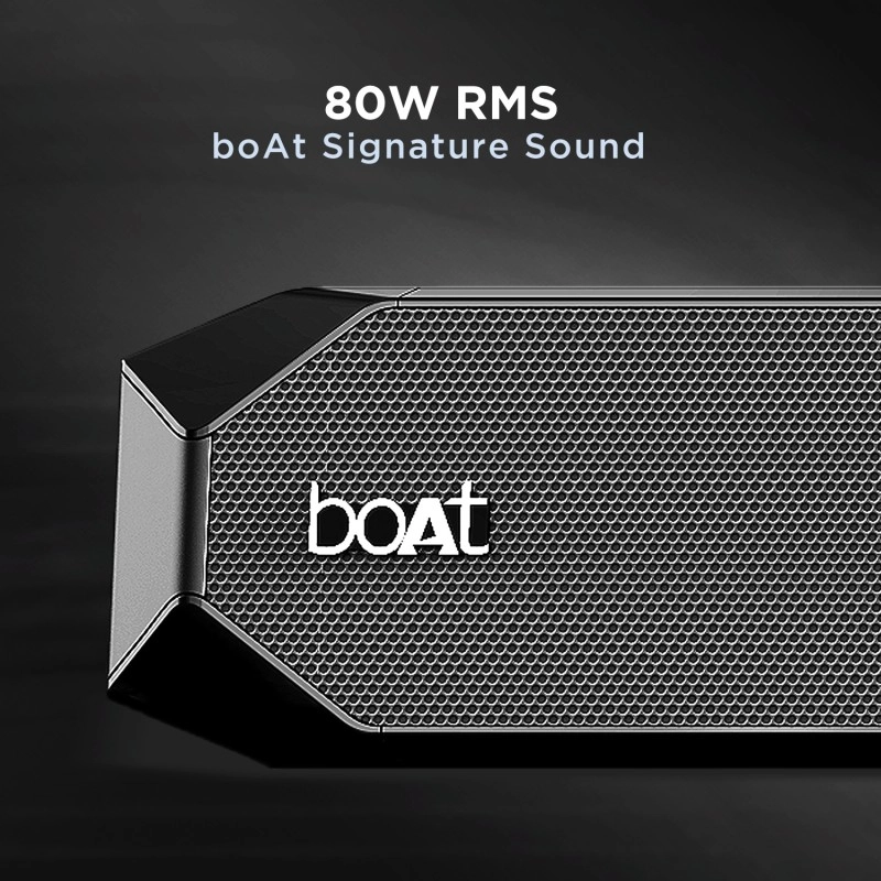 boAt Aavante Bar 1150D with Dolby Audio 80 W Bluetooth Soundbar Black boAt Aavante Bar 1150D with Dolby Audio 80 W Bluetooth Soundbar Black
