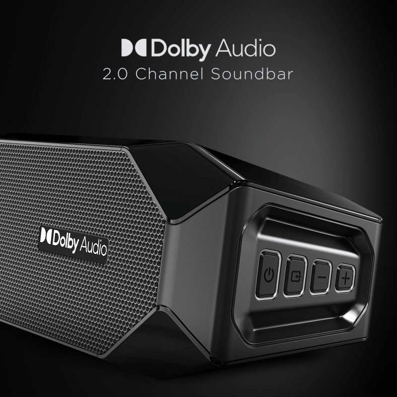 boAt Aavante Bar 1150D with Dolby Audio 80 W Bluetooth Soundbar Black boAt Aavante Bar 1150D with Dolby Audio 80 W Bluetooth Soundbar Black
