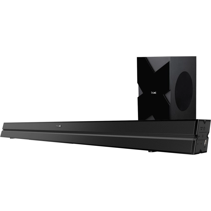 boAt Aavante Bar 1550 120 W Bluetooth Soundbar (Premium Black, 2.1 Channel) boAt Aavante Bar 1550 120 W Bluetooth Soundbar (Premium Black, 2.1 Channel)