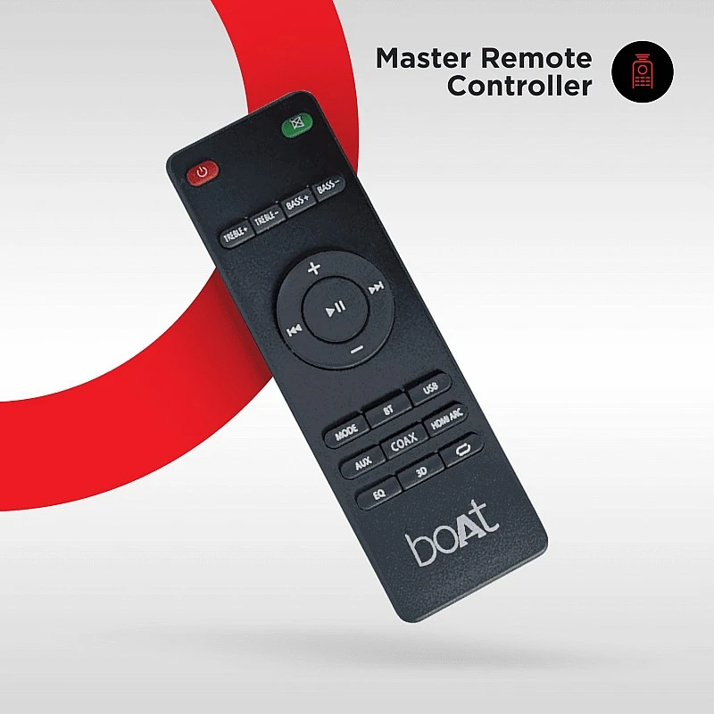 BoAt Aavante Bar 1600D/1650D with Dolby Digital & 3D Surround Sound 120 W Bluetooth Soundbar (Premium Black, 2.1 Channel) BoAt Aavante Bar 1600D/1650D with Dolby Digital & 3D Surround Sound 120 W Bluetooth Soundbar (Premium Black, 2.1 Channel)