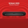boAt Aavante Bar 550 Portable Soundbar 16 w Bluetooth Home Audio Speaker Black Mono Channel