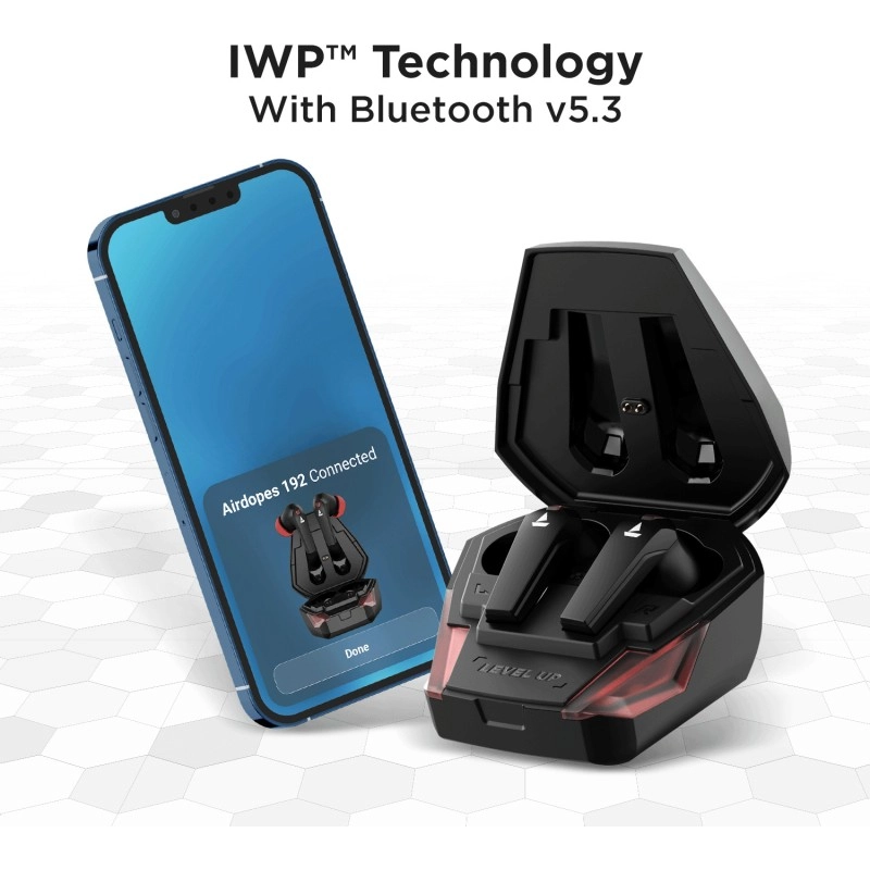 boAt Airdopes 192 with Beast Mode(40ms), 30 Hours Playback Black Sabre True Wireless earbuds boAt Airdopes 192 with Beast Mode(40ms), 30 Hours Playback Black Sabre True Wireless earbuds