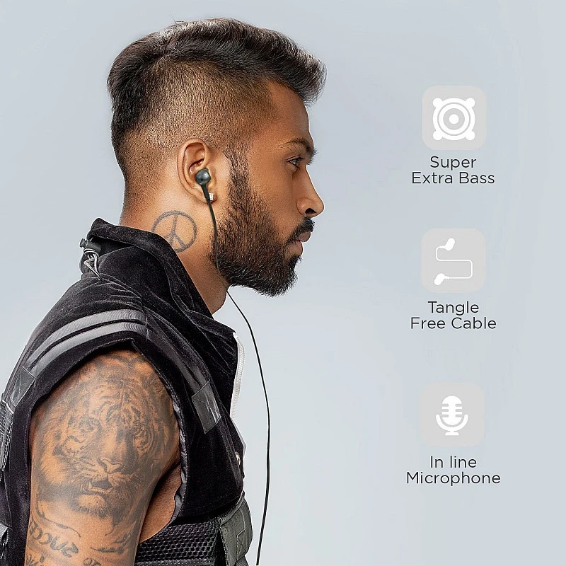 boAt BassHeads 220 Wired Headset Black In the Ear boAt BassHeads 220 Wired Headset Black In the Ear
