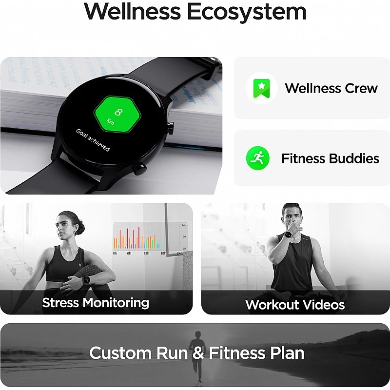 boAt Lunar Call Plus Smartwatch with 1.43" AMOLED Display,BT Calling and Health Tracker Smartwatch (Black Strap, Free Size) boAt Lunar Call Plus Smartwatch with 1.43" AMOLED Display,BT Calling and Health Tracker Smartwatch (Black Strap, Free Size)
