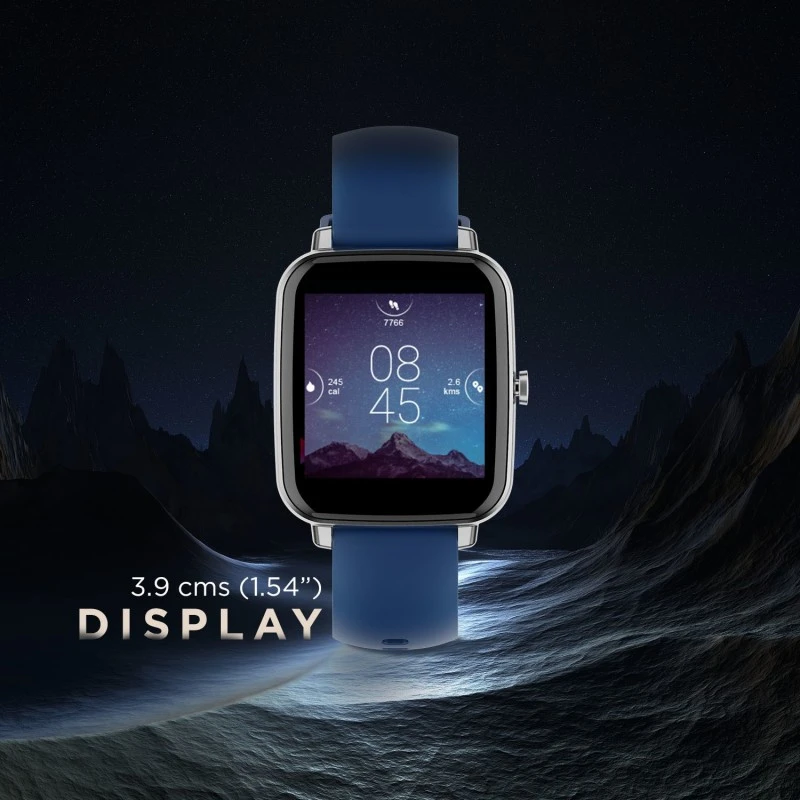 boAt Watch Mercury 1.54" TFTDisplay Smartwatch (Blue Strap, Free Size) boAt Watch Mercury 1.54" TFTDisplay Smartwatch (Blue Strap, Free Size)