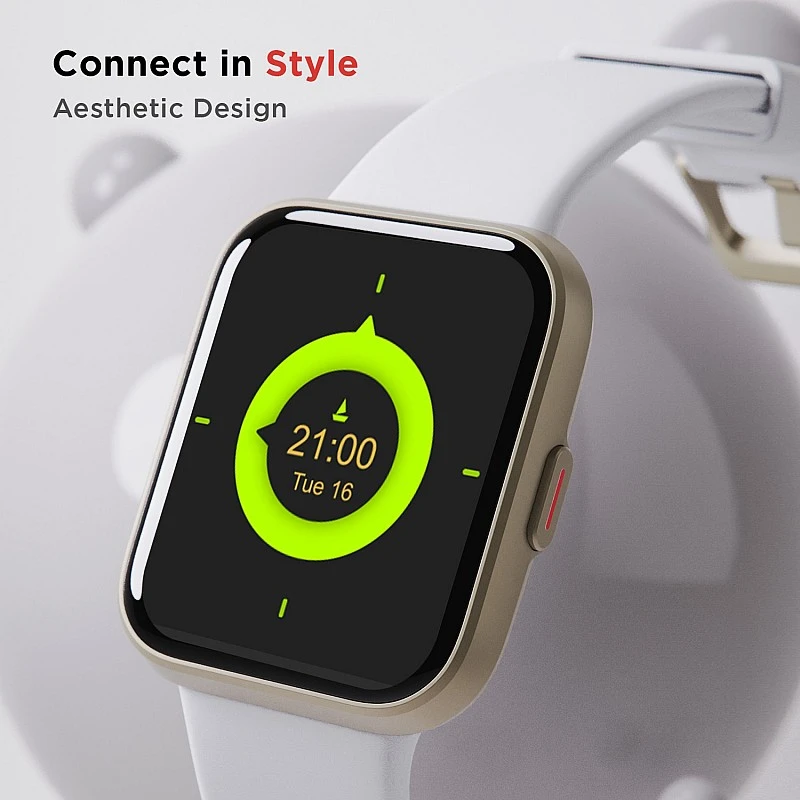 boAt Wave Connect with Bluetooth Calling Voice Smartwatch Grey Strap Free Size boAt Wave Connect with Bluetooth Calling Voice Smartwatch Grey Strap Free Size