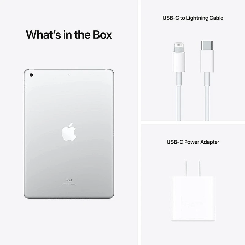 2021 Apple 10.2-inch (25.91 cm) iPad with A13 Bionic chip (Wi-Fi + Cellular, 64GB) - Silver (9th Generation) 2021 Apple 10.2-inch (25.91 cm) iPad with A13 Bionic chip (Wi-Fi + Cellular, 64GB) - Silver (9th Generation)