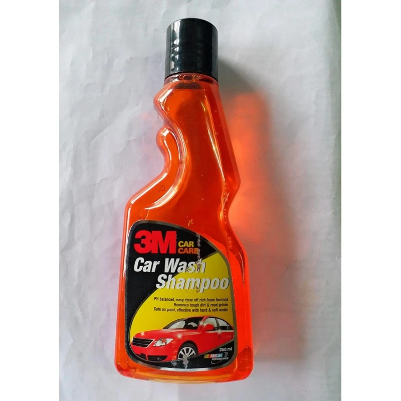 3M Car Wash Shampoo, 250ml | High Foam Car Cleaning | Remove tough dirt | Safe on paint 3M Car Wash Shampoo, 250ml | High Foam Car Cleaning | Remove tough dirt | Safe on paint