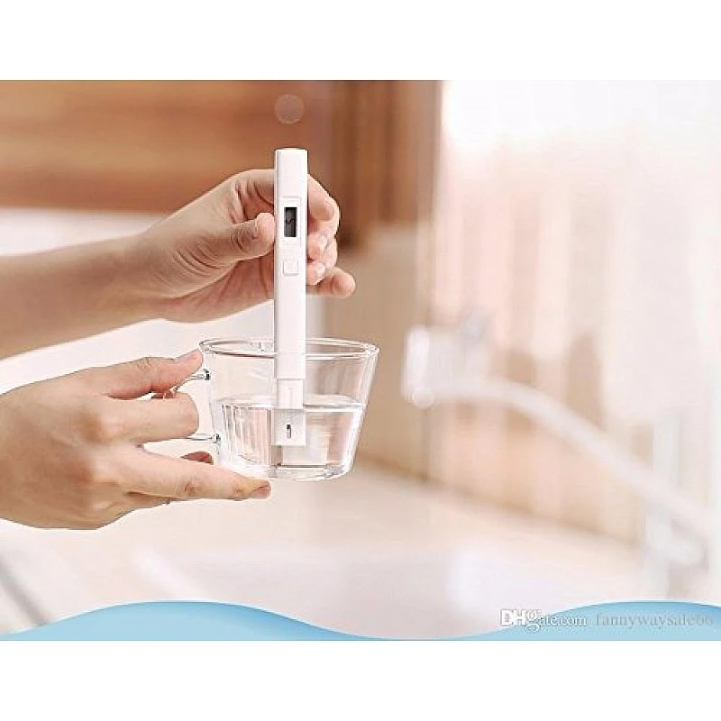 Mi water TDS Tester Anti Rust Anti Corrosion Sensor LCD Display IPX6 Waterproof (White) Mi water TDS Tester Anti Rust Anti Corrosion Sensor LCD Display IPX6 Waterproof (White)